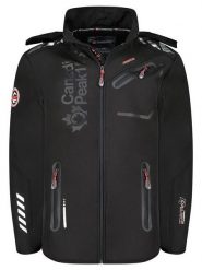 Canadian Peak Kurtka softshellowa "Royauteak" w kolorze czarnym rozmiar: XL. Czarne kurtki outdoor męskie Canadian Peak, xl, bez wzorów, bez kaptura. Za 226.77 zł.