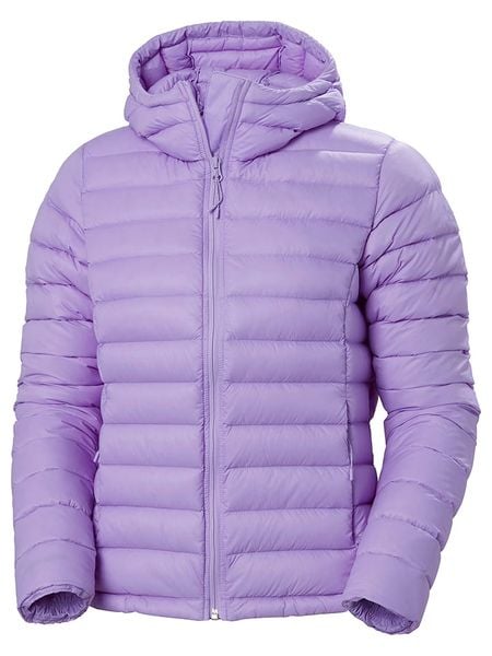 Helly Hansen Kurtka puchowa "Essence" w kolorze fioletowym rozmiar: S. Różowe kurtki damskie Helly Hansen, s, bez wzorów, z puchu, bez kaptura. Za 327.87 zł.