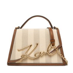 Torebka KARL LAGERFELD. Brązowe torebki klasyczne damskie Karl Lagerfeld, bez wzorów, bez dodatków. Za 1,499.00 zł.