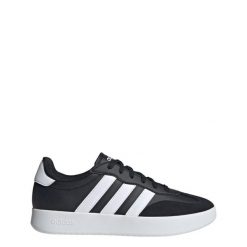 Buty Barreda. Białe buty trekkingowe męskie Adidas, ze skóry, bez zapięcia, trekkingowe. Za 279.00 zł.