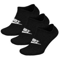 SKARPETY Nike Sportswear Everyday Essential No-Show, Dla obu płci. Czarne skarpetki damskie Nike, bez wzorów, z poliesteru. Za 79.99 zł.