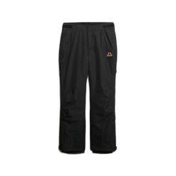 Obcisłe spodnie narciarskie Superdry. Czarne spodnie materiałowe męskie Superdry., bez wzorów, z materiału, eleganckie. Za 859.15 zł.