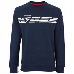 Bluza męska Tecnifibre Sweat. Niebieskie bluzy bez kaptura męskie TECNIFIBRE, m. W wyprzedaży za 129.00 zł.