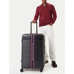 Walizka duża Beverly Hills Polo Club. Niebieskie walizki Beverly Hills Polo Club, bez wzorów, duże. Za 399.99 zł.