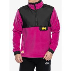 Bluza polarowa męska Helly Hansen YU 1/2 Zip Fleece. Czerwone bluzy bez kaptura męskie Helly Hansen, m, z polaru. Za 219.99 zł.
