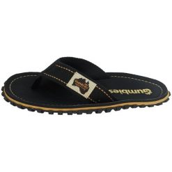 Japonki Gumbies Islander Flip-Flops Classic GU-FFISL117 czarne. Czarne klapki i japonki męskie z bawełny. Za 251.93 zł.