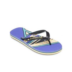 Klapki dla Mężczyzn MOLOKAI SCREEN. Brązowe klapki i japonki męskie Quiksilver, z gumy. Za 99.99 zł.