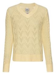 Camel Active Sweter w kolorze żółtym rozmiar: XXL. Żółte swetry klasyczne damskie Camel Active, xxl, z wełny, bez kołnierzyka. Za 139.34 zł.