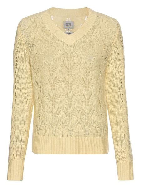 Camel Active Sweter w kolorze żółtym rozmiar: XXL. Żółte swetry klasyczne damskie Camel Active, xxl, z wełny, bez kołnierzyka. Za 129.95 zł.