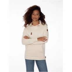 Bluza damska PROTEST NXG IMKE hoody. Brązowe bluzy z kapturem damskie Protest, m, z bawełny. Za 259.90 zł.