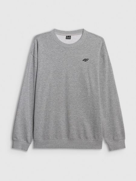 4F Bluza dresowa nierozpinana bez kaptura męska - szara S. Szare bluzy bez kaptura męskie 4f, m, z dresówki. Za 99.99 zł.
