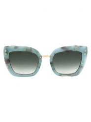ISABEL MARANT ÉTOILE Damskie okulary przeciwsłoneczne w kolorze złoto-turkusowo-zielonym rozmiar: 53. Zielone okulary przeciwsłoneczne damskie ISABEL MARANT ÉTOILE. Za 260.99 zł.