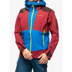 Kurtka z membraną męska La Sportiva Supercouloir GTX Pro Jkt. Czerwone kurtki męskie La Sportiva, m, bez wzorów, bez kaptura. Za 2,319.99 zł.
