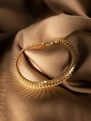 CARATELLI Złota bransoletka "Ares" rozmiar: onesize. Żółte bransoletki damskie CARATELLI, złote. Za 2,268.12 zł.