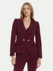 Rinascimento Marynarka CFC0126221003 Bordowy Slim Fit. Czerwone marynarki i żakiety damskie RINASCIMENTO, xl, bez wzorów, z syntetyku. Za 579.99 zł.