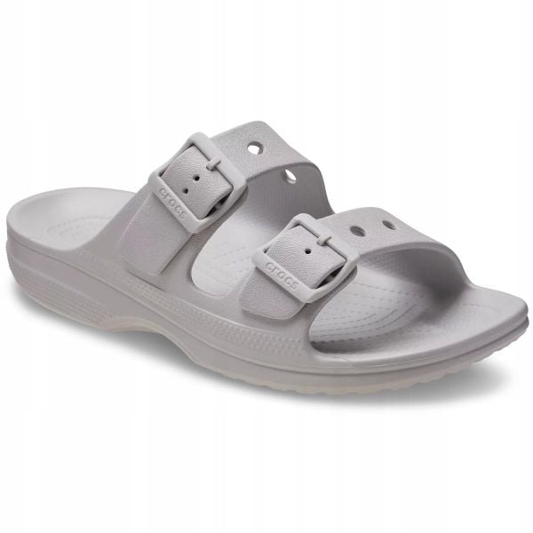 Klapki Dla Dorosłych Crocs Saturday Sandal. Szare klapki damskie Crocs, z materiału. Za 199.99 zł.
