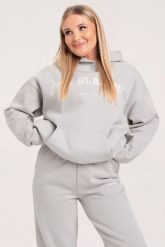 Bluza fitness damska Gym Glamour college. Brązowe bluzy sportowe damskie GYM GLAMOUR, s, bez wzorów, z bawełny, bez ramiączek, z kapturem. Za 199.99 zł.