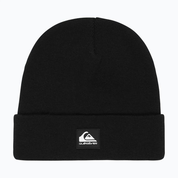 Czapka zimowa męska Quiksilver Brigade Beanie. Czarne czapki męskie Quiksilver, na zimę, bez wzorów, z materiału, eleganckie. Za 129.99 zł.