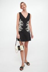 Sukienka lniana mini TWINSET U&B. Sukienki damskie Twinset U&B, xs, bez wzorów, bez kołnierzyka, bez ramiączek, mini. Za 1,089.00 zł.