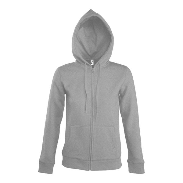 Damska Bluza Z Kapturem Seven Full Zip. Szare bluzy z kapturem damskie SOL'S, s. Za 190.99 zł.