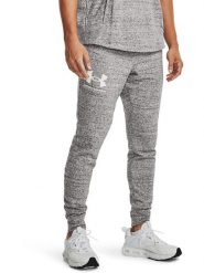 Under Armour Spodnie dresowe "Rival" w kolorze szarym rozmiar: XL. Szare spodnie dresowe męskie Under Armour, bez wzorów, z bawełny. Za 141.45 zł.
