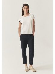 TATUUM Koszulka w kolorze kremowym rozmiar: M. Brązowe t-shirty damskie Tatuum, m, bez wzorów, bez kołnierzyka. Za 127.35 zł.