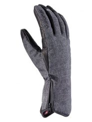 Viking Rękawiczki narciarskie "Hitra" w kolorze szarym rozmiar: 7. Szare rękawiczki damskie VIKING, bez wzorów, ze skóry. Za 119.99 zł.