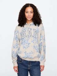 GAP Bluza w kolorze błękitno-kremowym rozmiar: XXL. Brązowe bluzy z kapturem damskie GAP, xxl. Za 131.74 zł.