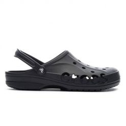 Klapki do chodzenia męskie Crocs Baya. Czarne klapki i japonki męskie Crocs, z materiału. Za 170.99 zł.