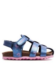 Geox Sandały B Sandal Chalki Girl B452RA 000NF CF48T M Granatowy. Niebieskie sandały dziewczęce Geox, z syntetyku, bez zapięcia. Za 209.99 zł.