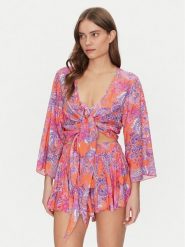 Guess Bluzka E5GH01 WH3X2 Kolorowy Regular Fit. Bluzki damskie Guess, xl, z aplikacjami, z wiskozy, bez ramiączek. Za 179.99 zł.