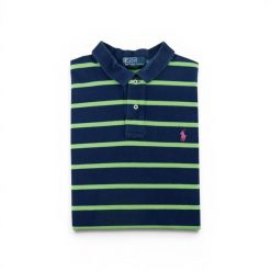 Second life - Polo Ralph Lauren koszulka męska z krótkim rękawem - Jak nowy. Niebieskie koszulki polo męskie Ralph Lauren, l, bez wzorów, z materiału, bez ramiączek. Za 127.76 zł.