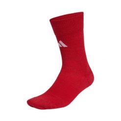 Skarpety adidas Football Crew Performance. Czerwone skarpetki męskie Adidas, bez wzorów. Za 51.99 zł.