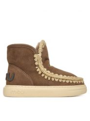 Mou Śniegowce MU.FW411001A Szary. Szare śniegowce damskie Mou, ze skóry. Za 1,139.00 zł.