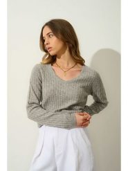 AUTHENTIC CASHMERE Kaszmirowy sweter "Grasmoor" w kolorze szarym rozmiar: XL. Szare swetry klasyczne damskie AUTHENTIC CASHMERE, xl, z kaszmiru, bez kołnierzyka. Za 361.13 zł.