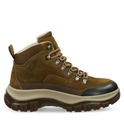 Trapery Gant. Brązowe buty zimowe męskie Gant, bez zapięcia. Za 399.99 zł.