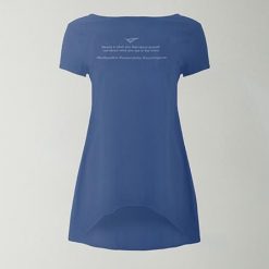 T-shirt gimnastyczna europa damska niebieska. Niebieskie t-shirty damskie Legea, bez wzorów, z bawełny, bez kołnierzyka. Za 56.00 zł.