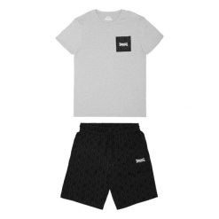 Zestaw T-shirt i szorty Lonsdale Buston. Czarne szorty męskie Lonsdale, m, bez wzorów, z dresówki, bez kołnierzyka. Za 284.00 zł.