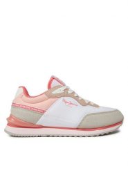 Pepe Jeans Sneakersy London Seal G PGS40003 Biały. Białe buty sportowe dziewczęce Pepe Jeans, z jeansu. Za 219.99 zł.