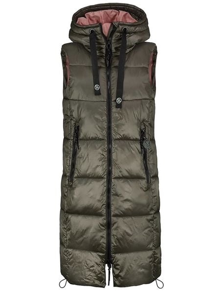 Sublevel Kamizelka pikowana w kolorze khaki rozmiar: L. Brązowe kamizelki damskie Sublevel, l. Za 135.17 zł.