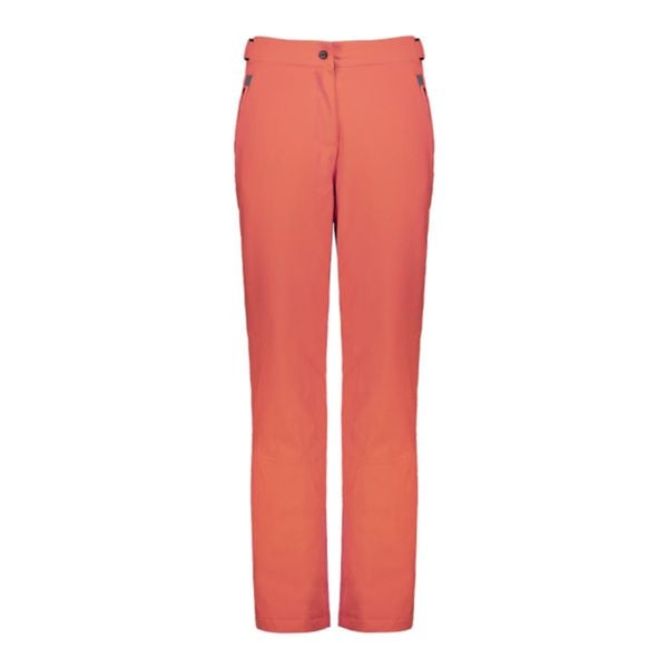 Spodnie narciarskie dla kobiet CMP. Czerwone spodnie materiałowe damskie CMP, bez wzorów, sportowe. Za 539.99 zł.