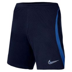Męskie Spodenki Strike 22 DriFIT. Niebieskie szorty męskie Nike, bez kołnierzyka. Za 196.99 zł.