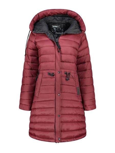 Canadian Peak Płaszcz pikowany "Batigeak" w kolorze czerwonym rozmiar: XL. Czerwone płaszcze damskie Canadian Peak, xl, bez wzorów. Za 321.97 zł.