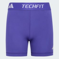 KRÓTKIE LEGGINSY TECHFIT. Białe legginsy damskie Adidas, l, z dzianiny, na fitness i siłownię. Za 99.95 zł.