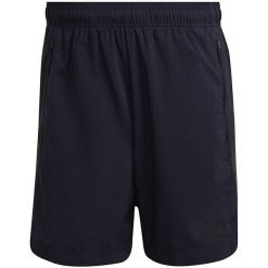 Spodenki krótkie męskie adidas Training Shorts. Niebieskie szorty męskie Adidas, bez wzorów, z materiału, sportowe. Za 112.99 zł.