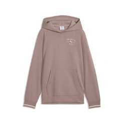 Młodzieżowa bluza z kapturem PUMA Class o luźnym kroju PUMA. Brązowa bluzy z kapturem damskie Puma, m, z bawełny. Za 199.00 zł.