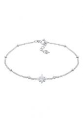 Elli Damski wisiorek gwiazda z topazem w srebrze próby 925 Sterling Silver Bransoletki 1 ct. Szare bransoletki damskie Elli, srebrne. Za 177.64 zł.