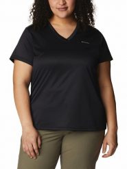Columbia Koszulka turystyczna "Columbia Hike™" w kolorze czarnym rozmiar: M. Czarne bluzki sportowe damskie Columbia, m, z materiału, bez kołnierzyka, bez ramiączek. Za 52.67 zł.