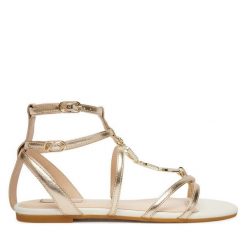 Sandały Liu Jo. Żółte sandały damskie Liu Jo, bez wzorów, bez obcasa, na płaskiej podeszwie. Za 559.99 zł.