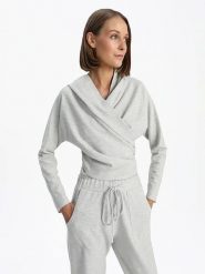 BGN Sweter w kolorze jasnoszarym rozmiar: 40. Szare swetry klasyczne damskie BGN, bez kołnierzyka. Za 162.11 zł.